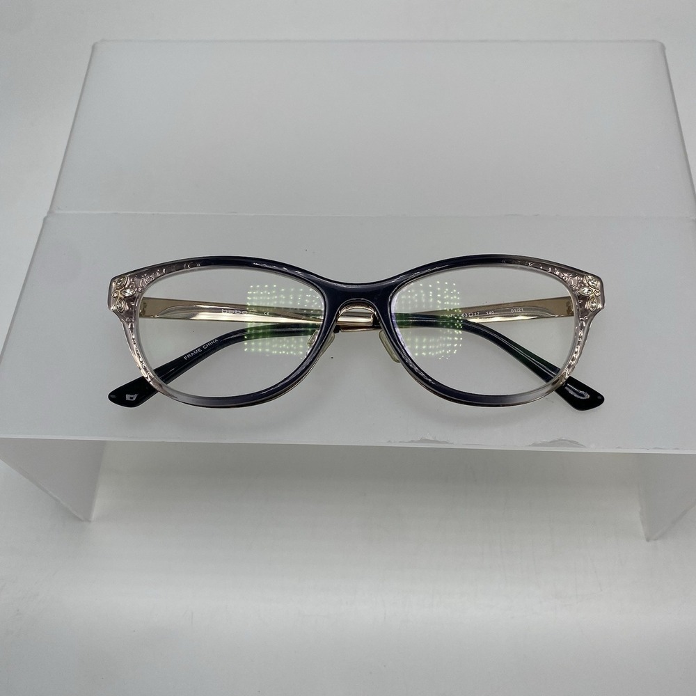 Bebe Eyeglasses Women FRAME ONLY BB5168 Cat Eye 53-17-140 Jet Gradient 536 - Picture 5 of 16